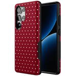 On the Dot | Maroon Polka Dot Case