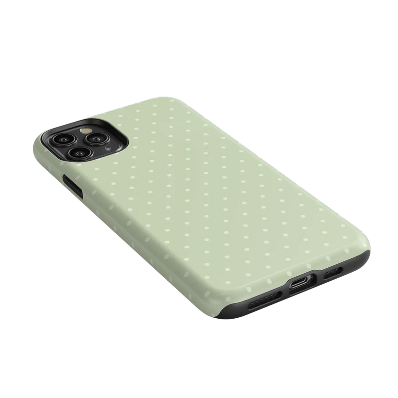 On the Dot | Green Polka Dot Case