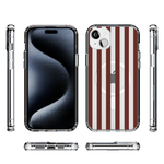 Sunday in Brooklyn | Burgundy Stripes Case