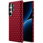 On the Dot | Maroon Polka Dot Case