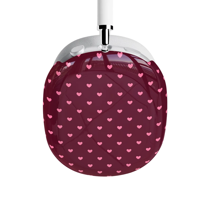 Heart Noir | Tiny Hearts AirPods Max Case