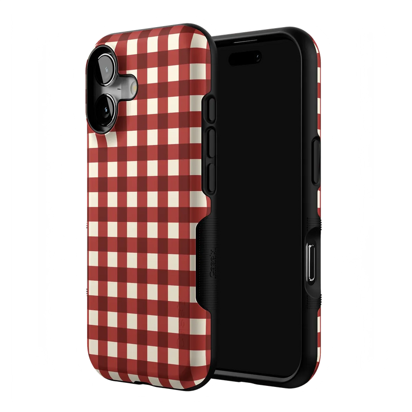Checked Twice | Red Plaid Case