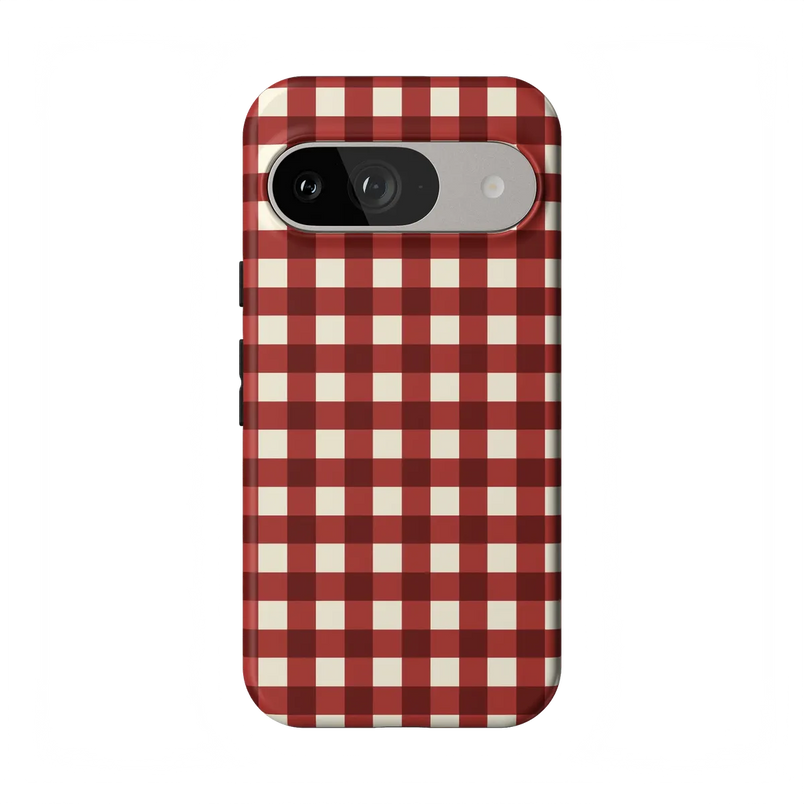 Checked Twice | Red Plaid Case