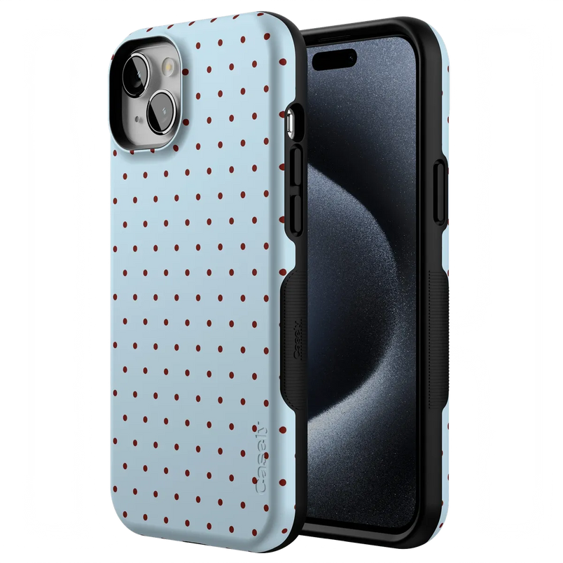 On the Dot | Blue Polka Dot Case