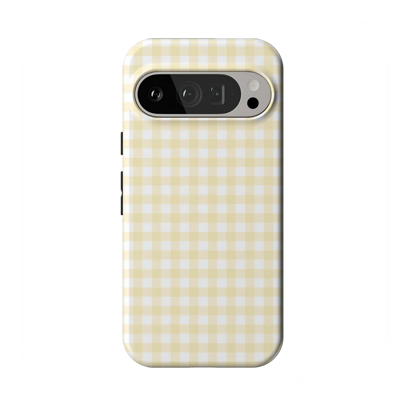 Pastel Picnic | Yellow Gingham Case