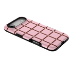 Uptown Gridlock | Pink Checkerboard Case