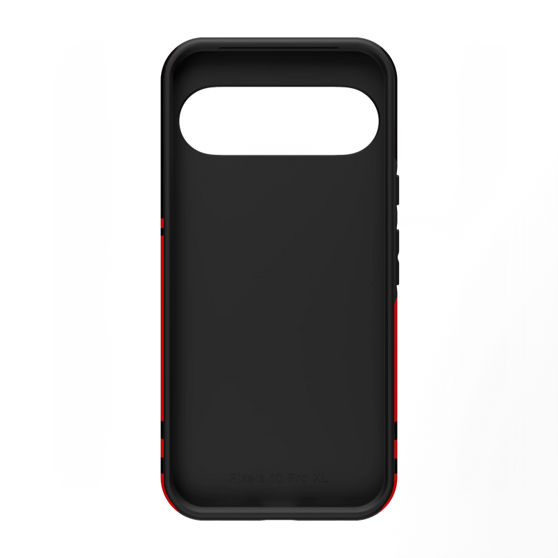 Storm Warning | Black & Red Stripes Case