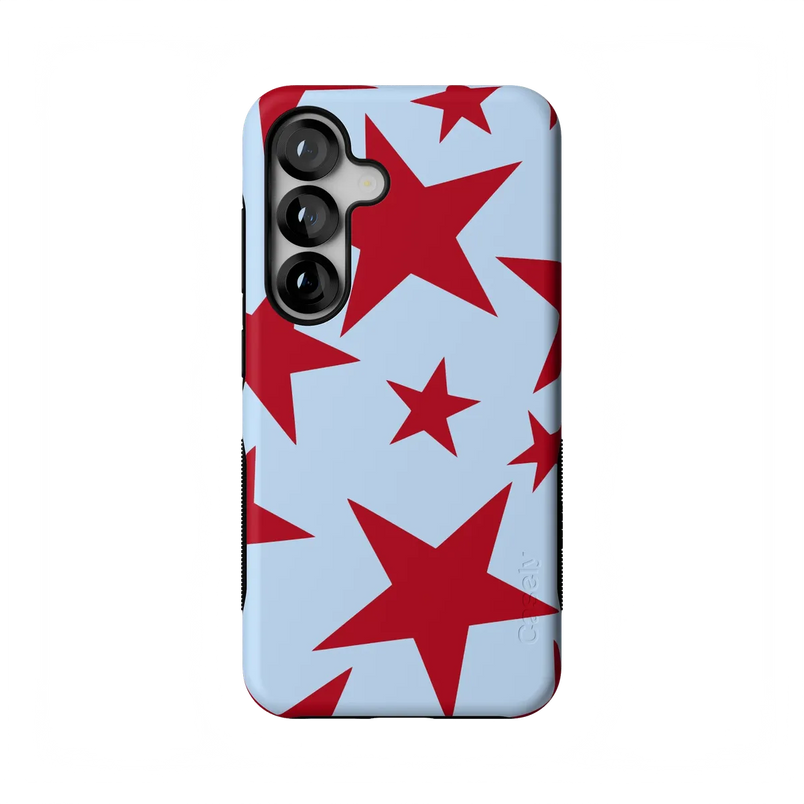Stars Align | Blue & Red Stars Case - Galaxy S25