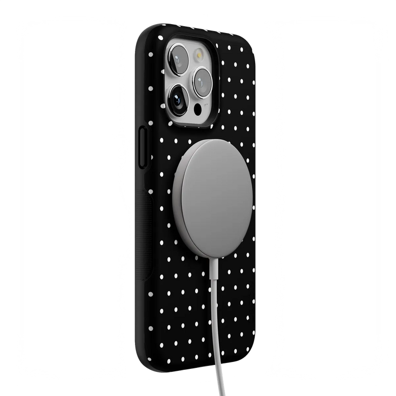 On the Dot | Black Polka Dot Case
