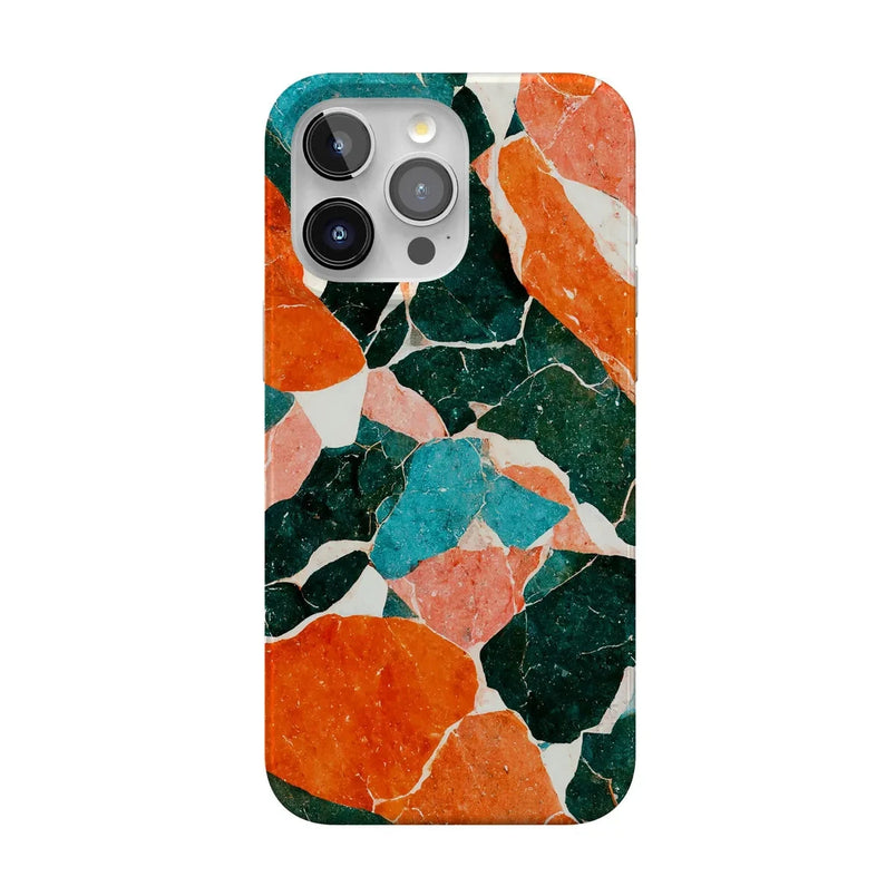 Of Quartz! | Sculpted Marble Case iPhone Case get.casely Classic + MagSafe® iPhone 15 Pro Max 