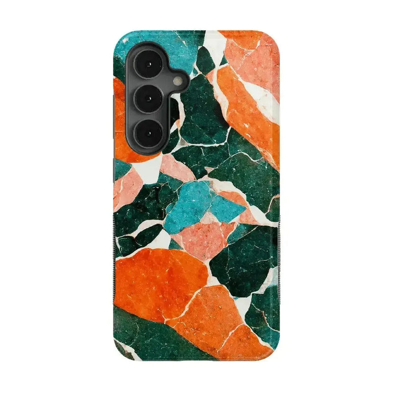 Of Quartz! | Sculpted Marble Samsung Case Samsung Case Casetry Bold Flex + MagSafe® Galaxy S25 