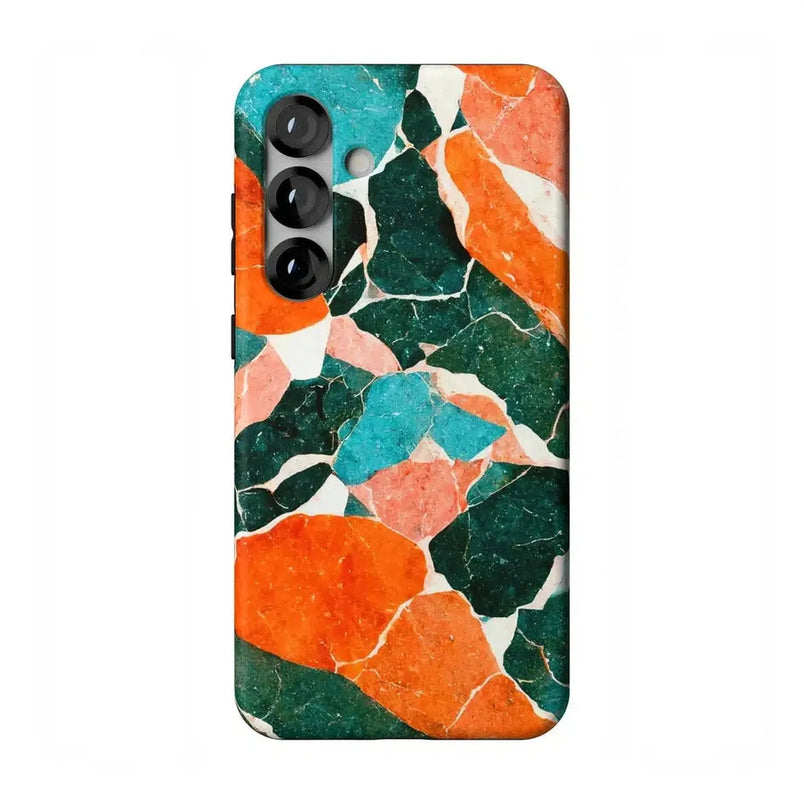 Of Quartz! | Sculpted Marble Samsung Case Samsung Case Casetry Essential + MagSafe® Galaxy S25 Plus 