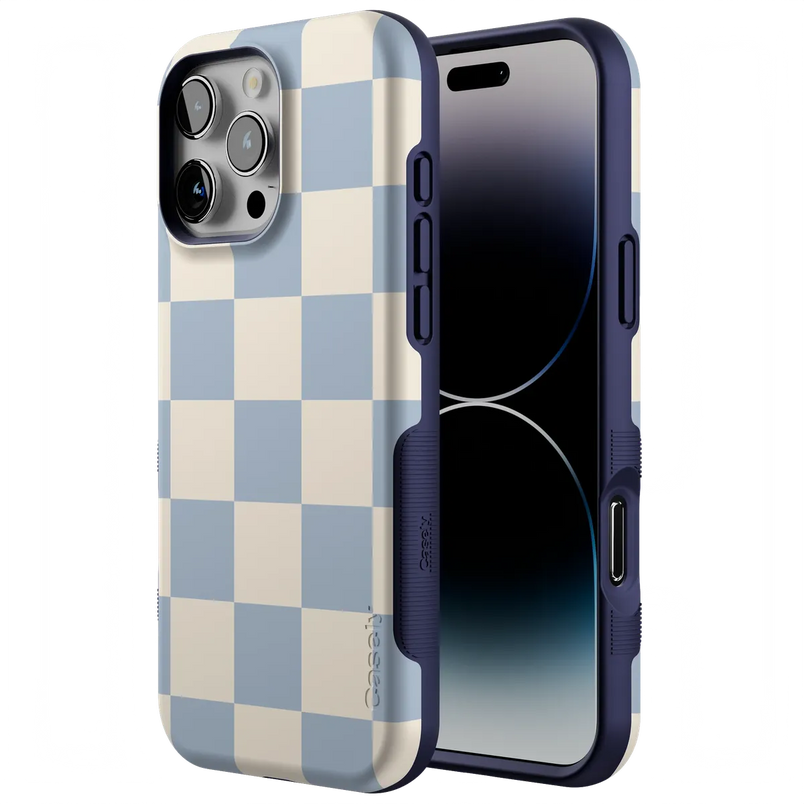 Fit Check | Light Blue Checkerboard Case