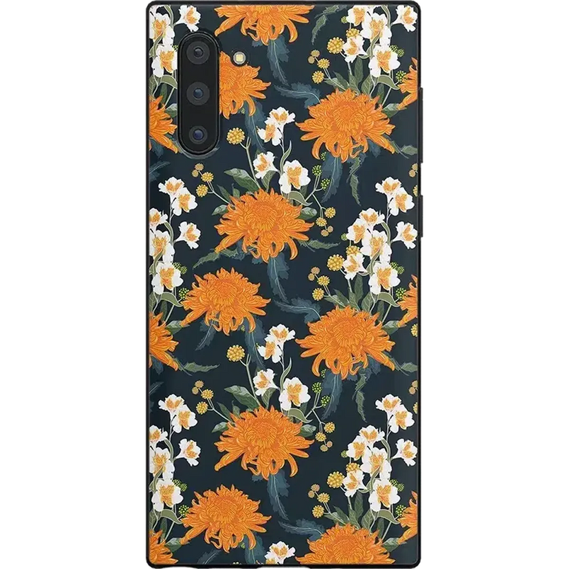 Off Tropic Floral | Exotic Orange Flower Samsung Case Samsung Case get.casely Classic Galaxy Note 10 Plus 