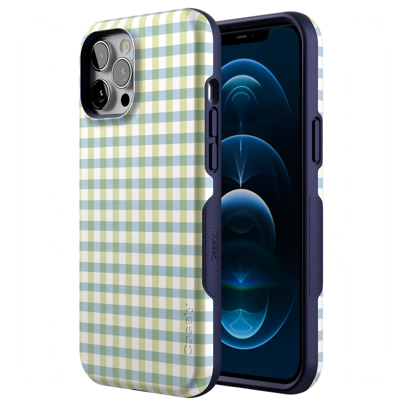 Pastel Picnic | Blue & Green Gingham Case