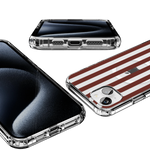 Sunday in Brooklyn | Burgundy Stripes Case