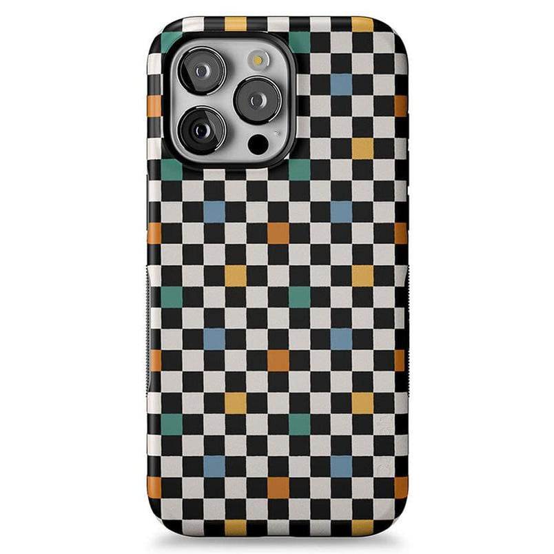 Old Skool | Retro Checkerboard Case iPhone Case get.casely Bold + MagSafe® iPhone 15 Pro Max