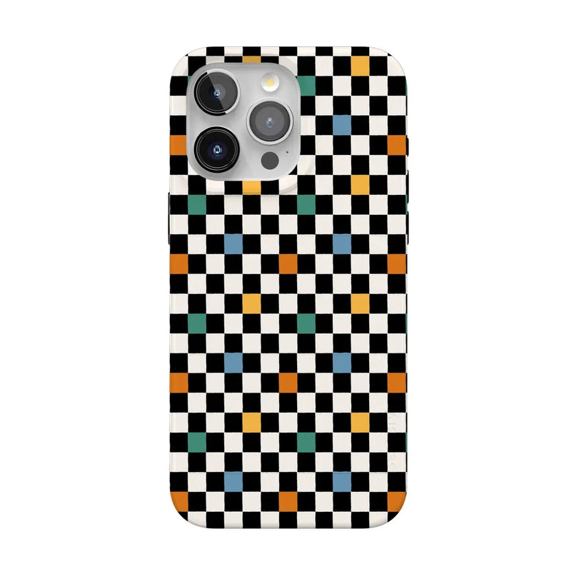 Old Skool | Retro Checkerboard Case iPhone Case get.casely Classic + MagSafe® iPhone 15 Pro Max 