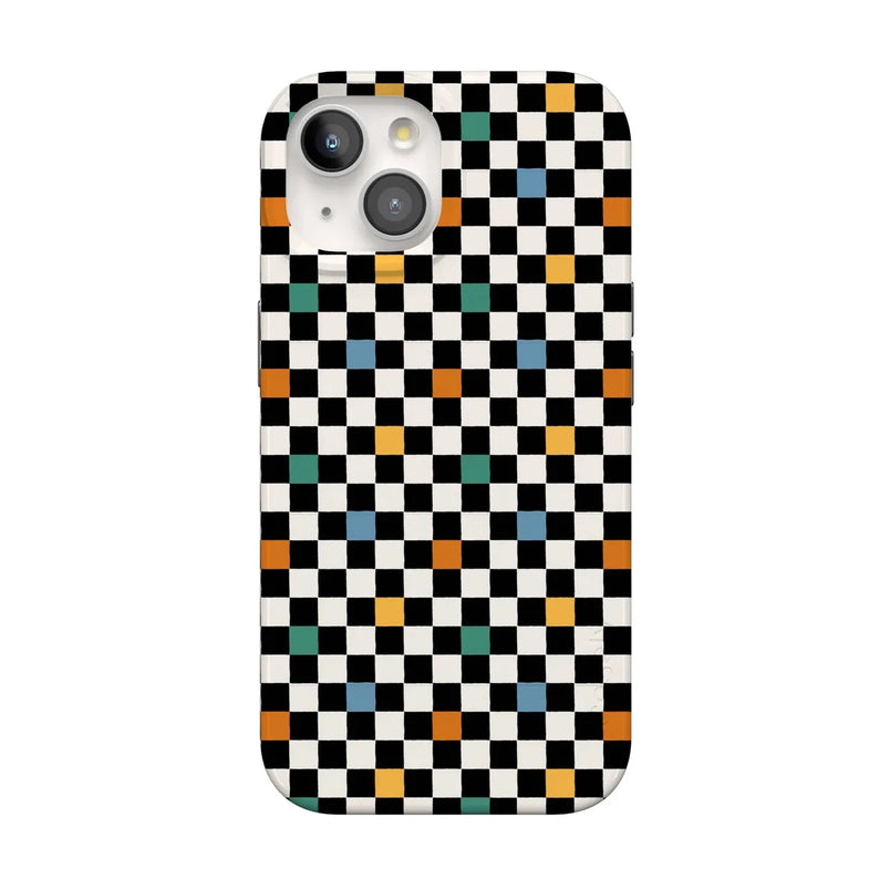 Old Skool | Retro Checkerboard Case iPhone Case get.casely Classic + MagSafe® iPhone 15 