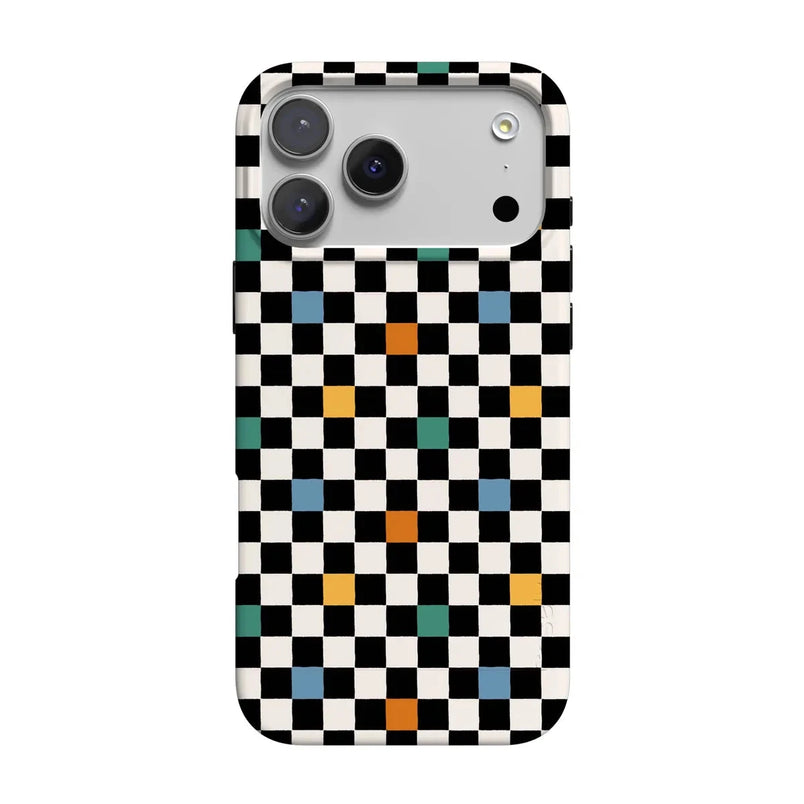 Old Skool | Retro Checkerboard Case iPhone Case get.casely Classic + MagSafe® iPhone 17 Pro Max 