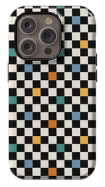 Old Skool | Retro Checkerboard Case iPhone Case get.casely Essential + MagSafe® iPhone 15 Pro 