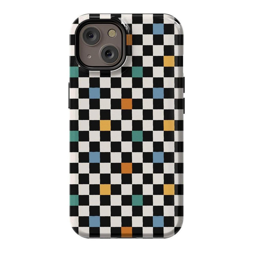 Old Skool | Retro Checkerboard Case iPhone Case get.casely Essential + MagSafe® iPhone 15