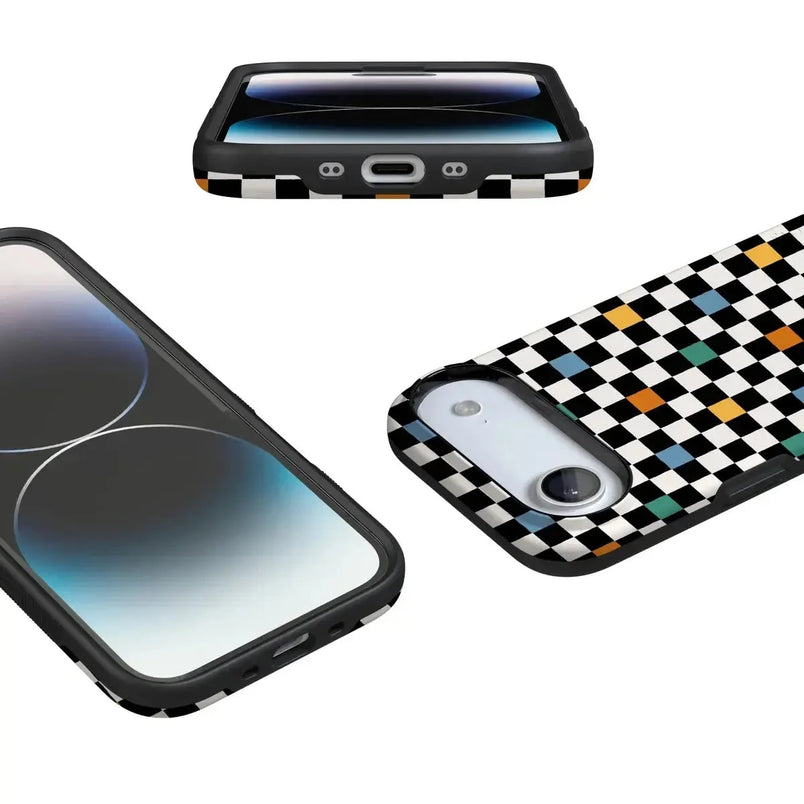 Old Skool | Retro Checkerboard Case iPhone Case get.casely 