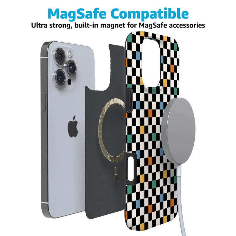 Old Skool | Retro Checkerboard Case iPhone Case get.casely 