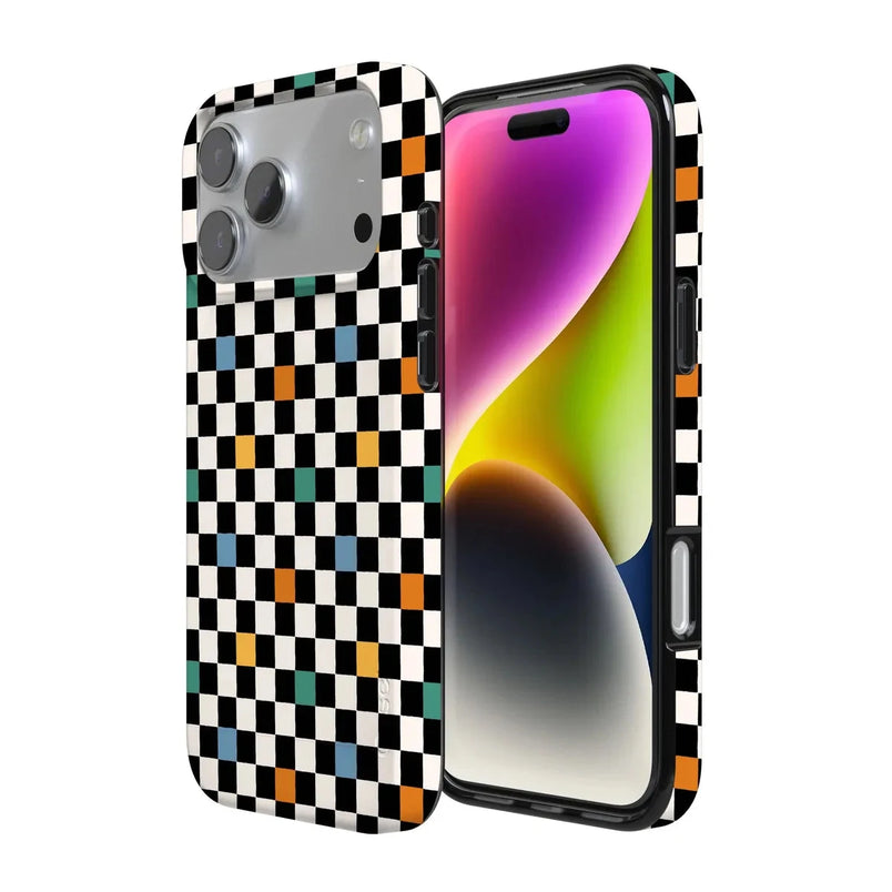 Old Skool | Retro Checkerboard Case iPhone Case get.casely 