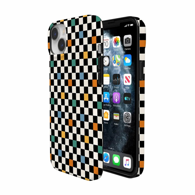 Old Skool | Retro Checkerboard Case iPhone Case get.casely 