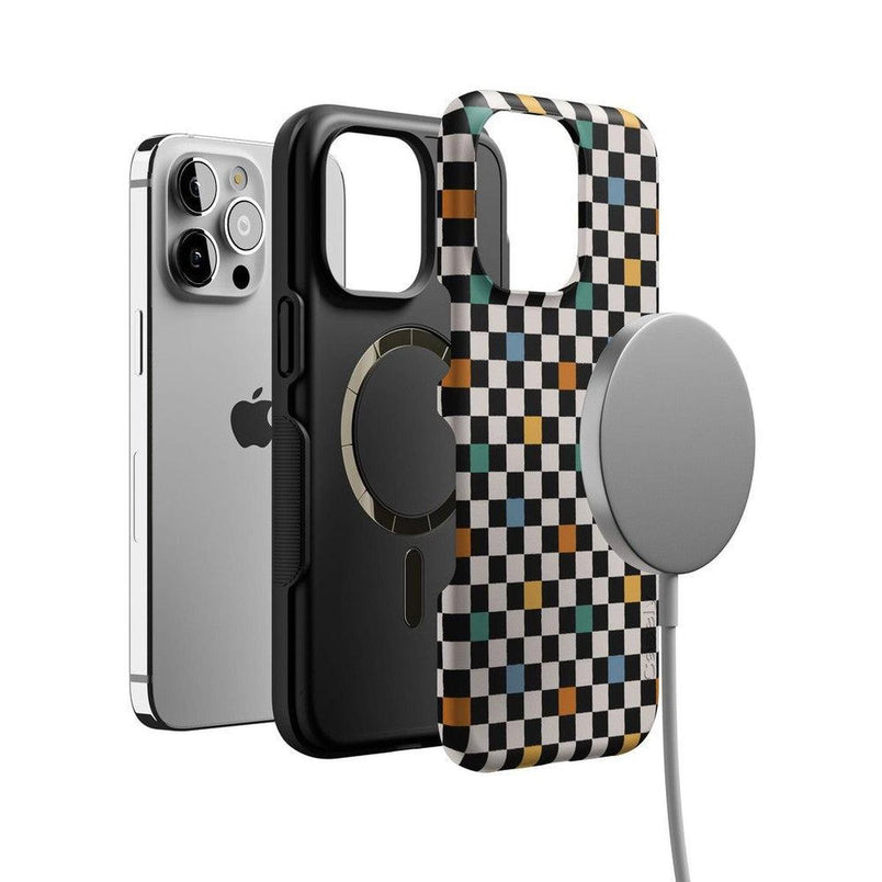 Old Skool | Retro Checkerboard Case iPhone Case get.casely 