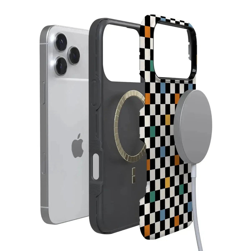 Old Skool | Retro Checkerboard Case iPhone Case get.casely 