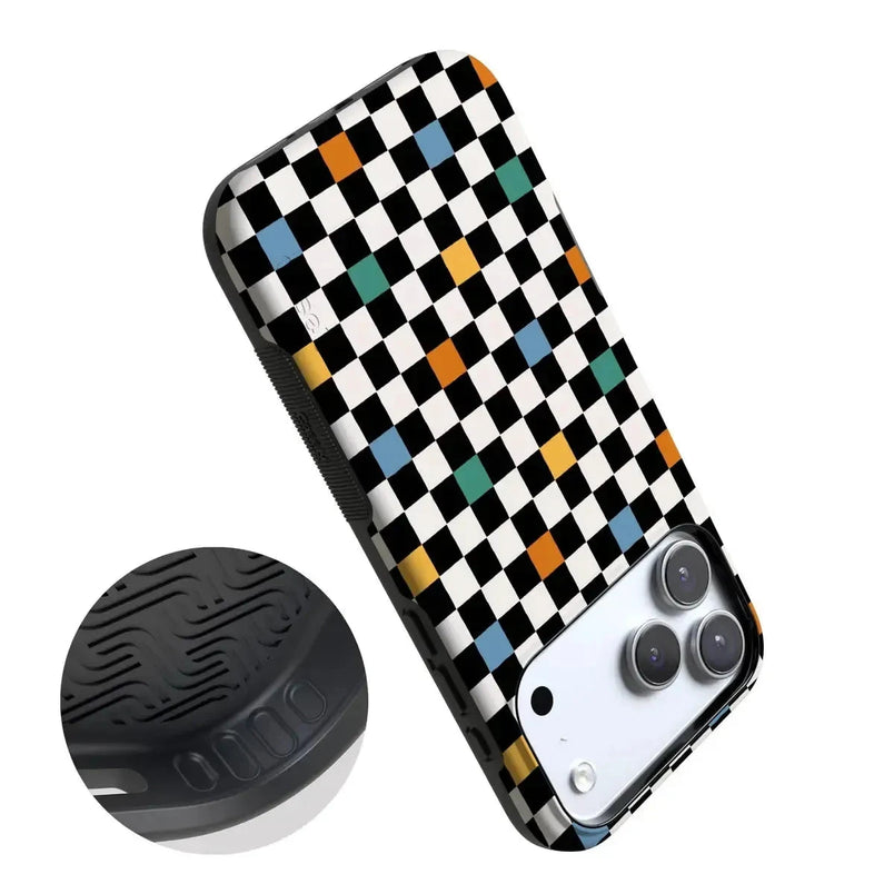 Old Skool | Retro Checkerboard Case iPhone Case get.casely 