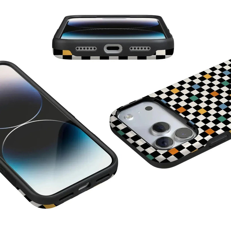 Old Skool | Retro Checkerboard Case iPhone Case get.casely 