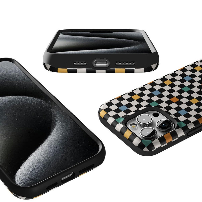 Old Skool | Retro Checkerboard Case iPhone Case get.casely 