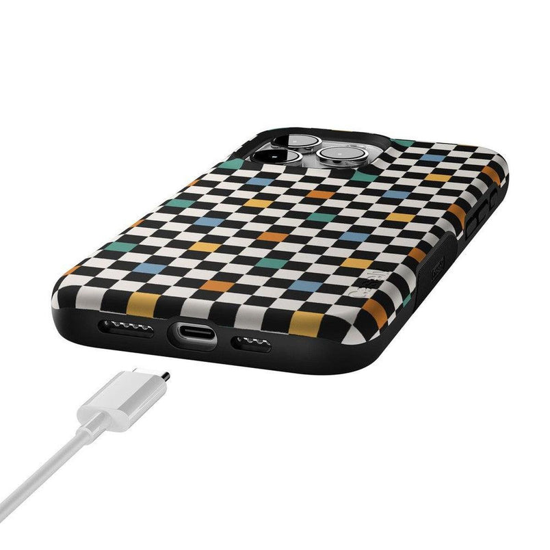 Old Skool | Retro Checkerboard Case iPhone Case get.casely 