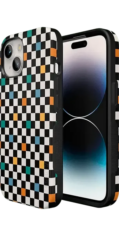 Old Skool | Retro Checkerboard Case iPhone Case get.casely 