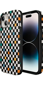 Old Skool | Retro Checkerboard Case iPhone Case get.casely 