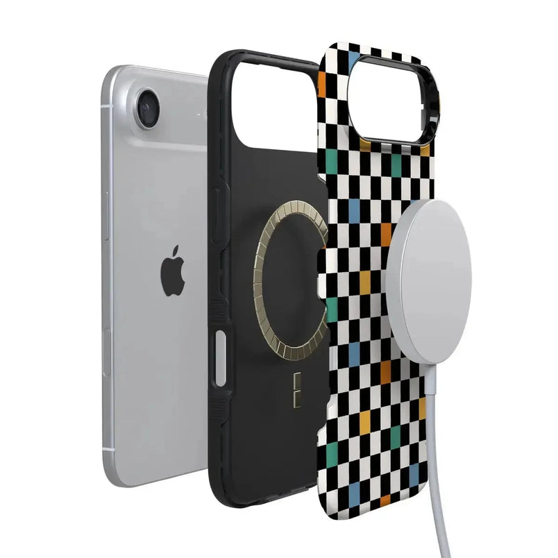 Old Skool | Retro Checkerboard Case iPhone Case get.casely 