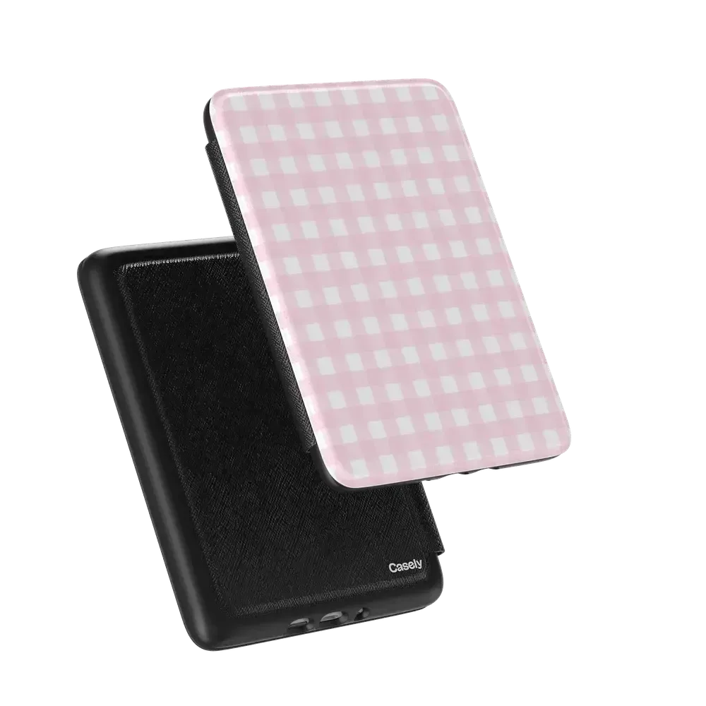 Pink Plaid Sunday Best Kindle Case - Thumbnail 3