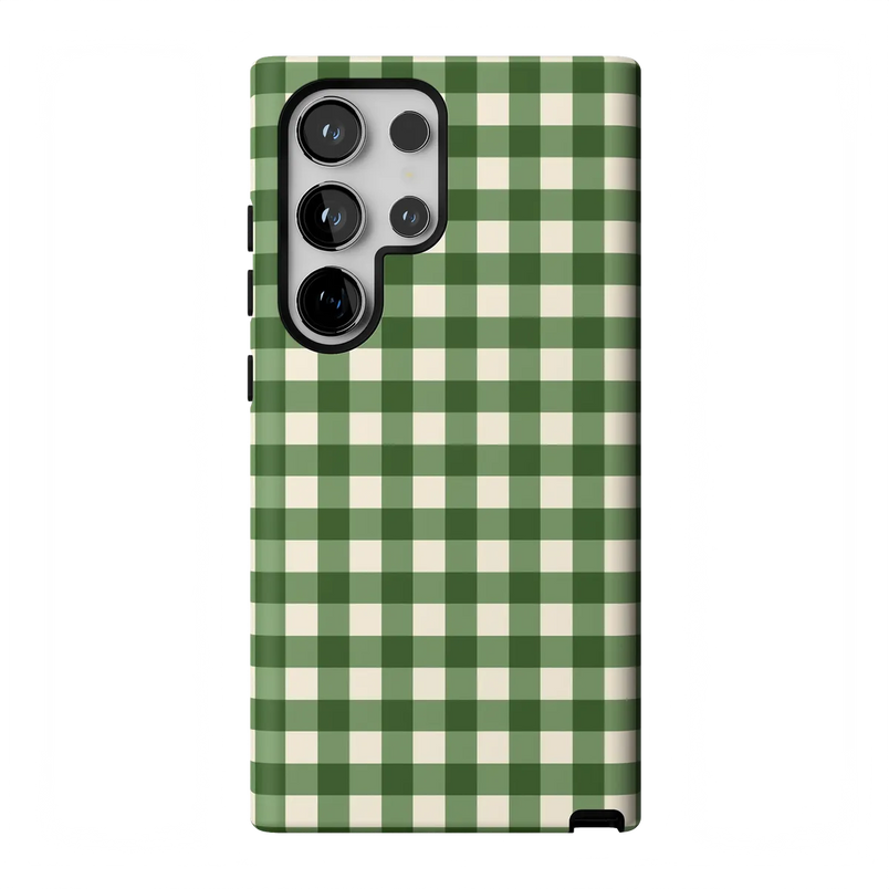 Checked Twice | Green Plaid Case