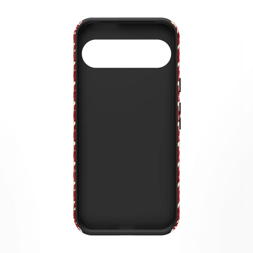 Scarlet Stitch | Red Houndstooth Case