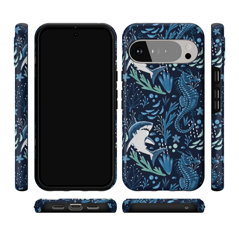 Midnight Reef | Shark Print Case