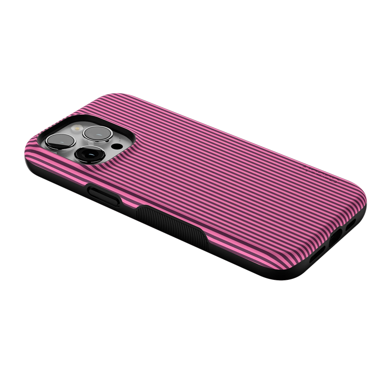 Stripes and the City | Pink & Purple Pinstripe Case
