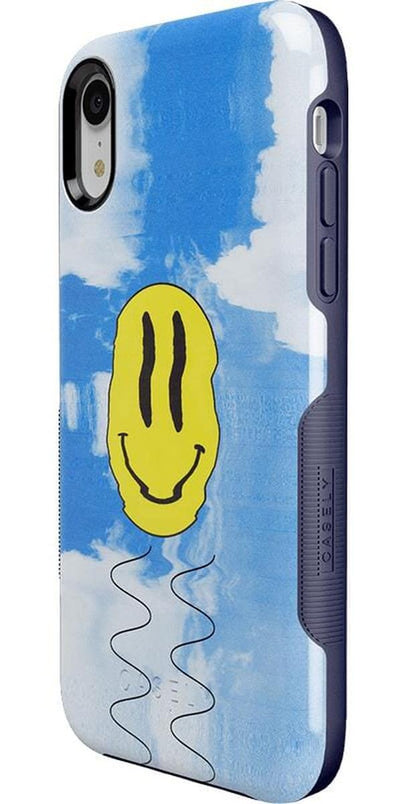On Cloud Nine | Glitch Smiley Face Case iPhone Case get.casely 