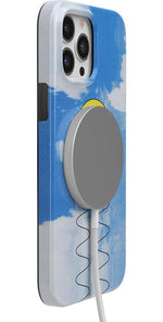 On Cloud Nine | Glitch Smiley Face Case iPhone Case get.casely 
