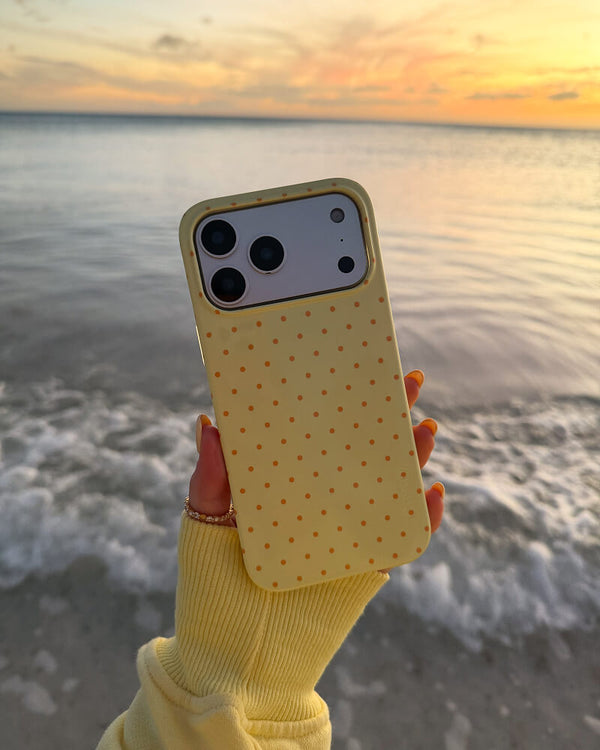 On the Dot | Yellow Polka Dot Case