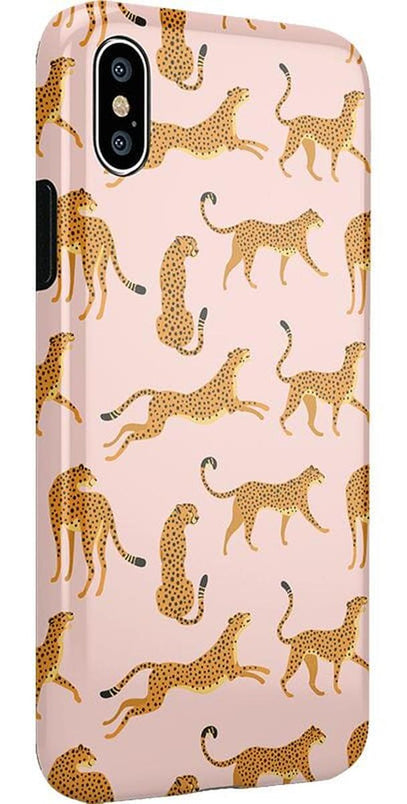 On the Prowl | Pink Leopard Print Case iPhone Case get.casely 