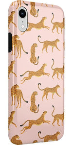 On the Prowl | Pink Leopard Print Case iPhone Case get.casely 