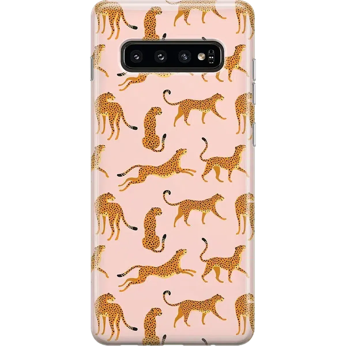 On the Prowl Pink Leopard Print Samsung Case - Thumbnail 4